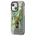 Kingxbar PQY Mecha Mag iPhone 14 Plus Hybride Hoesje - Groen