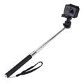 PULUZ PU55 Telescopische Selfie Stick voor GoPro & DJI Actiecamera's - 20-97cm