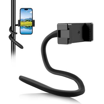 PULUZ PU882B Flexibele Silicone Telefoonhouder - 5.5-8.5cm - Zwart