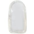 PVC Opbergtas met Sleutelhanger voor 17cm Labubu Pluche & Minifiguren - Transparant