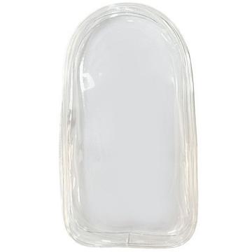 PVC Opbergtas met Sleutelhanger voor 17cm Labubu Pluche & Minifiguren - Transparant