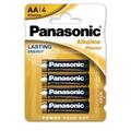 Panasonic Alkaline Power LR6/AA batterijen - 4 stuks.