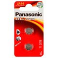 Panasonic LR44 Micro Alkaline Knoopcel Batterij - 2 St.
