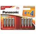 Panasonic Pro Power LR6/AA Alkaline batterijen - 8 stuks.