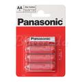 Panasonic R6RZ/4BP Zink-koolstof AA-batterijen - 4 stuks.