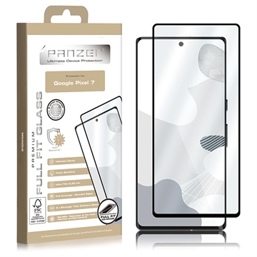 Panzer Premium Full Fit Google Pixel 7 Glazen Screenprotector - Zwart