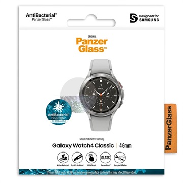 PanzerGlass AntiBacterial Samsung Galaxy Watch4 Classic Screenprotector - 46mm