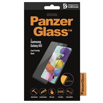 PanzerGlass Case Friendly Samsung Galaxy A51 Screenprotector - Zwart