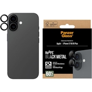 iPhone 17/16/16 Plus PanzerGlass Hoops Camera Lens Beschermer - Zwart