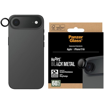 iPhone Air PanzerGlass Hoops Camera Lens Beschermer - Zwart