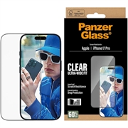 iPhone 17 Pro PanzerGlass Ultra-Wide Fit EasyAligner Screenprotector - Doorzichtig