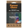 PanzerGlass Ultra-Wide Fit Privacy iPhone 14 Pro Max Screenprotector - Zwart
