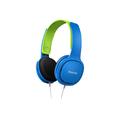 Philips SHK2000BL On-Ear Headset voor kinderen met geluidsbegrenzers - Blauw/Groen