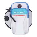 Pictet.Fino PF105 sportarmband met twee vakken voor telefoons tot 7" - blauw