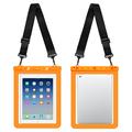 Pictet.Fino RH02 IPX8 Universele Waterdichte Hoes 13" - iPad, Tablet - Oranje