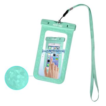 Pictet.Fino RH13 Universele Waterdichte Hoes - 6.5" - Cyan