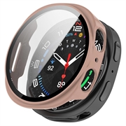 Samsung Galaxy Watch9 Plastic Hoesje met Glazen Screenprotector - 44mm