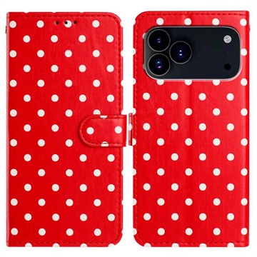 iPhone 17 Pro Polka Dot-patroon Portemonnee Hoesje