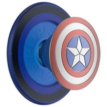 PopSockets Ronde MagSafe PopGrip Uitbreidbare Voet & Grip - Emaille Captain America