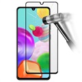 Prio 3D Samsung Galaxy A41 Glazen Screenprotector - 9H - Zwart