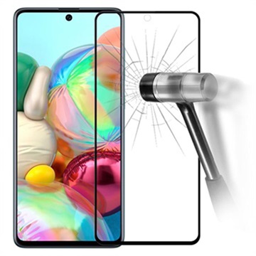 Prio 3D Samsung Galaxy A51 Glazen Screenprotector - 9H - Zwart