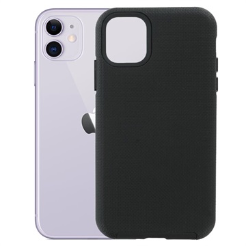 Prio Double Shell iPhone 11 Hybrid Case - Zwart