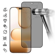 Honor 600 Lite Privacy Full Cover Glazen Screenprotector - Zwarte Rand