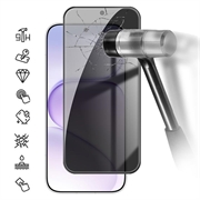 Honor 600 Smart Privacy Full Cover Glazen Screenprotector - Zwarte Rand