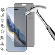 Honor Magic6 Pro Privacy Full Cover Glazen Screenprotector - Zwarte Rand