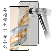 Honor X60 Pro Privacy Full Cover Glazen Screenprotector - Zwarte Rand