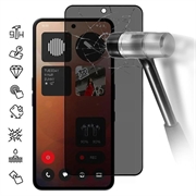 Nothing Phone (3a)/(3a) Pro Privacy Full Cover Glazen Screenprotector - Zwarte Rand