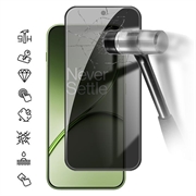 OnePlus 15T Privacy Full Cover Glazen Screenprotector - Zwarte Rand