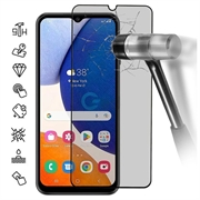 Samsung Galaxy A16 Privacy Full Cover Glazen Screenprotector - Zwarte Rand