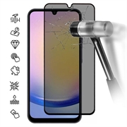 Samsung Galaxy A26 Privacy Full Cover Glazen Screenprotector - Zwarte Rand