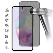Samsung Galaxy A36/A56 Privacy Full Cover Glazen Screenprotector - Zwarte Rand