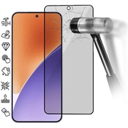 Xiaomi 15 Privacy Full Cover Glazen Screenprotector - Zwarte Rand