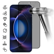 Xiaomi 17 Max Privacy Full Cover Glazen Screenprotector - Zwarte Rand