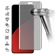 Xiaomi Civi 4 Pro/14 Civi Privacy Full Cover Glazen Screenprotector - Zwarte Rand