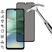 Xiaomi Redmi A5 4G/Poco C71 Privacy Full Cover Glazen Screenprotector - Zwarte Rand
