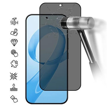 Xiaomi Redmi K90 Pro Max Privacy Full Cover Glazen Screenprotector - Zwarte Rand