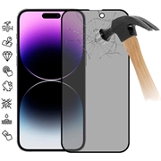 iPhone 16 Plus Privacy Full Cover Glazen Screenprotector - Zwarte Rand