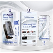 iPhone 18 Pro Max privacy glazen screenprotector met automatische stofverwijderaar - 9H