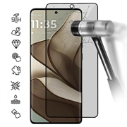 Motorola Edge 50 Privacy Glazen Screenprotector