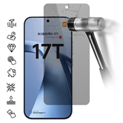 Xiaomi 17T Privacy Glazen Screenprotector - 9H