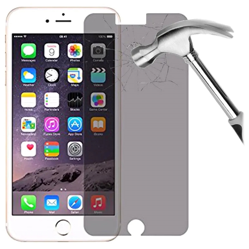 Afstoting Uitrusten optioneel iPhone 6/6S Privacy Glazen Screenprotector