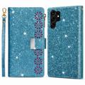 Starlight Series Samsung Galaxy S23 Ultra 5G Portemonnee Hoesje - Blauw