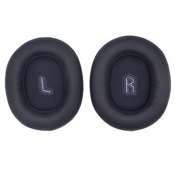 Eiwit lederen oorkussens voor JBL E55BT hoofdtelefoon - Zwart