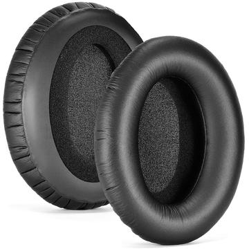 Eiwit lederen oorkussens voor Sennheiser HD280 Pro hoofdtelefoon - Zwart