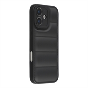 iPhone 17 Pufferjack schokbestendig TPU-hoesje - Zwart
