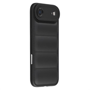 iPhone Air Pufferjack schokbestendig TPU-hoesje - Zwart